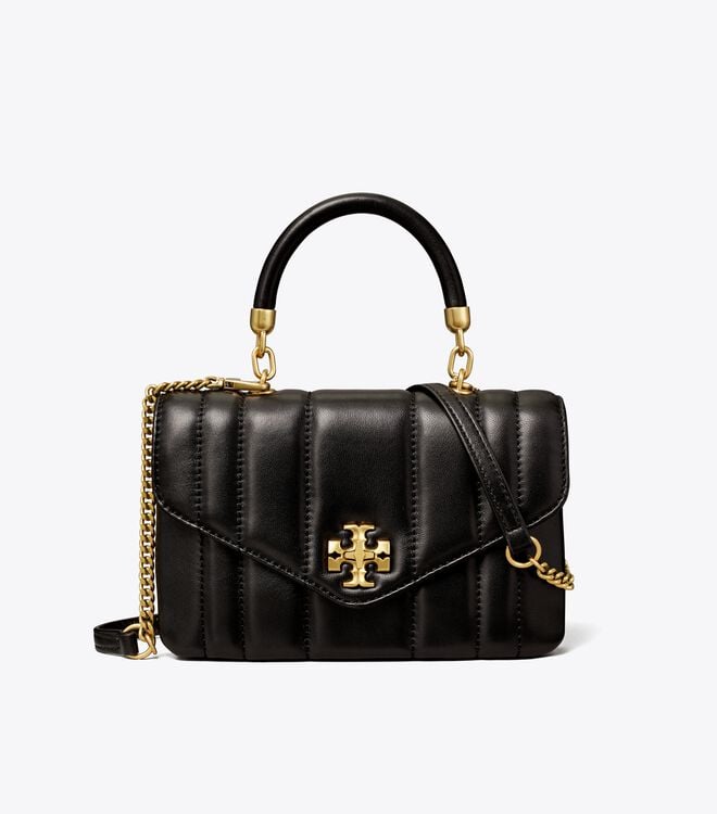 Women's Tory Burch Mini Kira Top- Handbag Black | MPOICH-795 - Tory Burch Outlet Sale