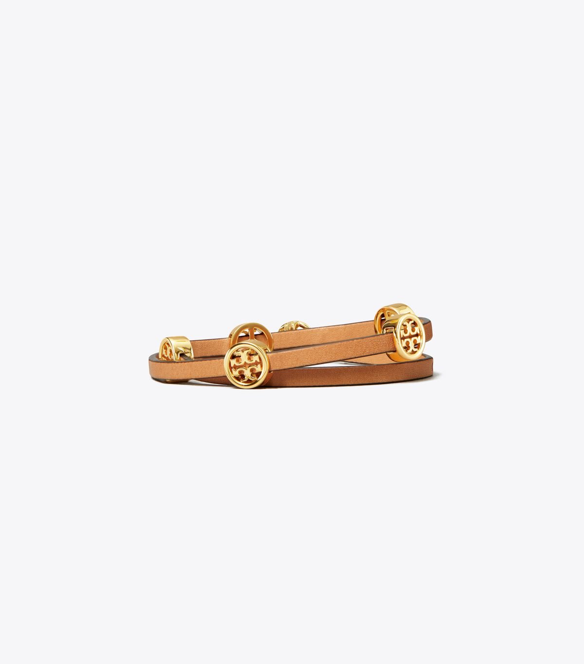 Women's Tory Burch Miller Double-wrap Bracelet Gold | HYQVMN-895 - Tory Burch Outlet Sale