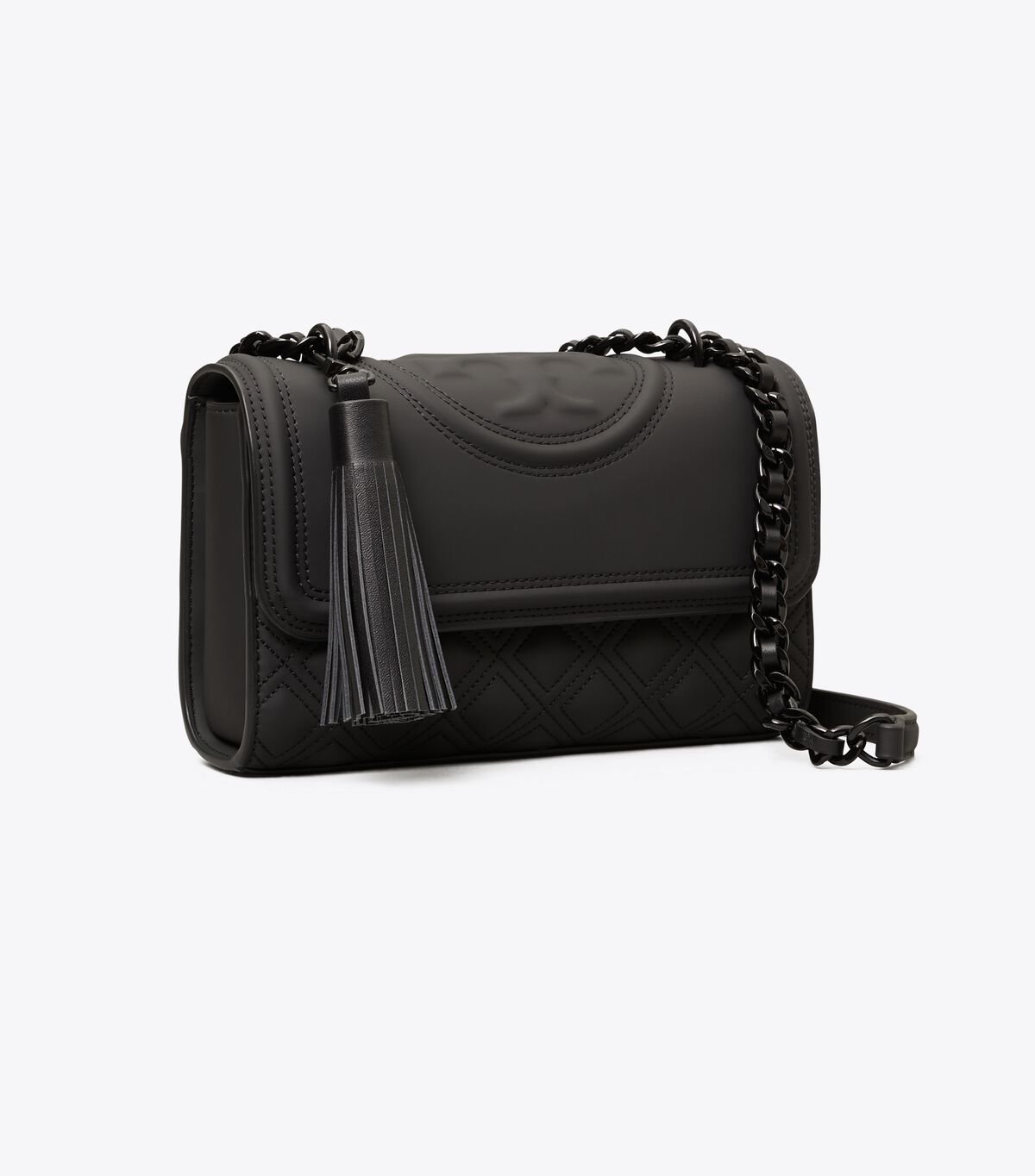 Women's Tory Burch Small Fleming Matte Convertible Shoulder Bags Black | FHJMIK-098 - Tory Burch Outlet Sale