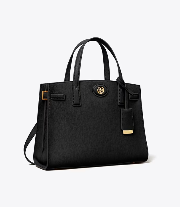 Women's Tory Burch Small Robinson Handbag Black | DMPBLE-361 - Tory Burch Outlet Sale