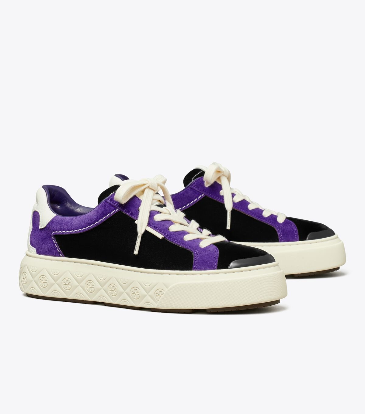 Women's Tory Burch Ladybug Sneakers Purple / Black | SJOIAV-785 - Tory Burch Outlet Sale