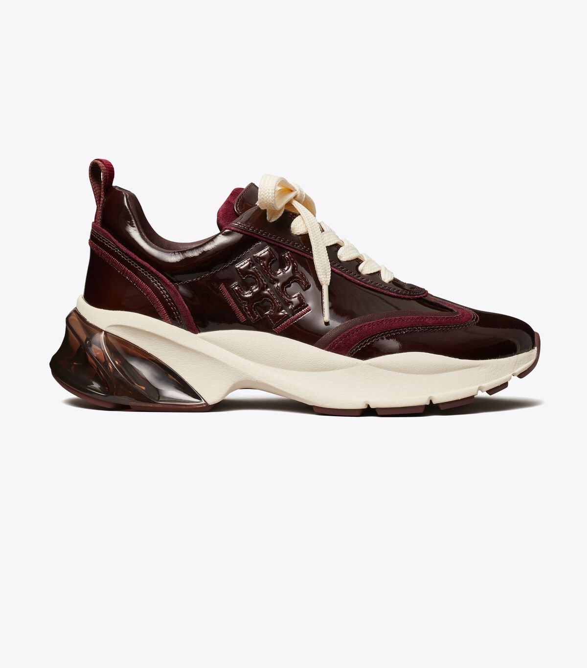 Women's Tory Burch Good Luck Sneakers Chocolate | FMKWBN-567 - Tory Burch Outlet Sale