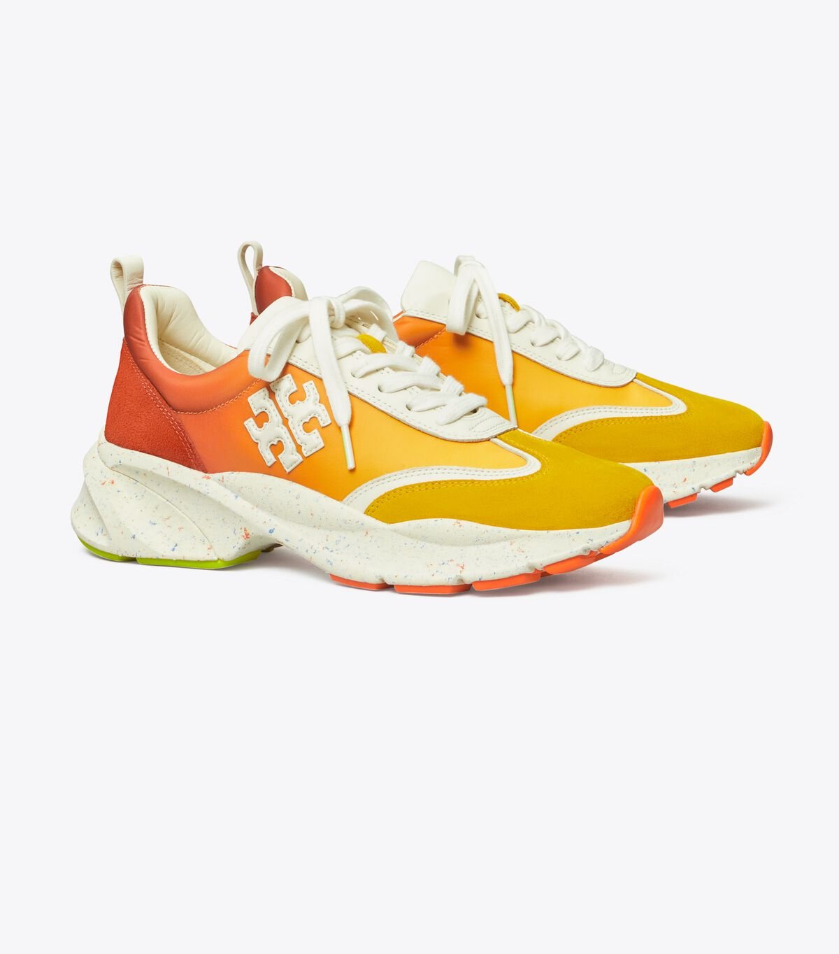 Women's Tory Burch Good Luck Sneakers White | KLEMOS-324 - Tory Burch Outlet Sale