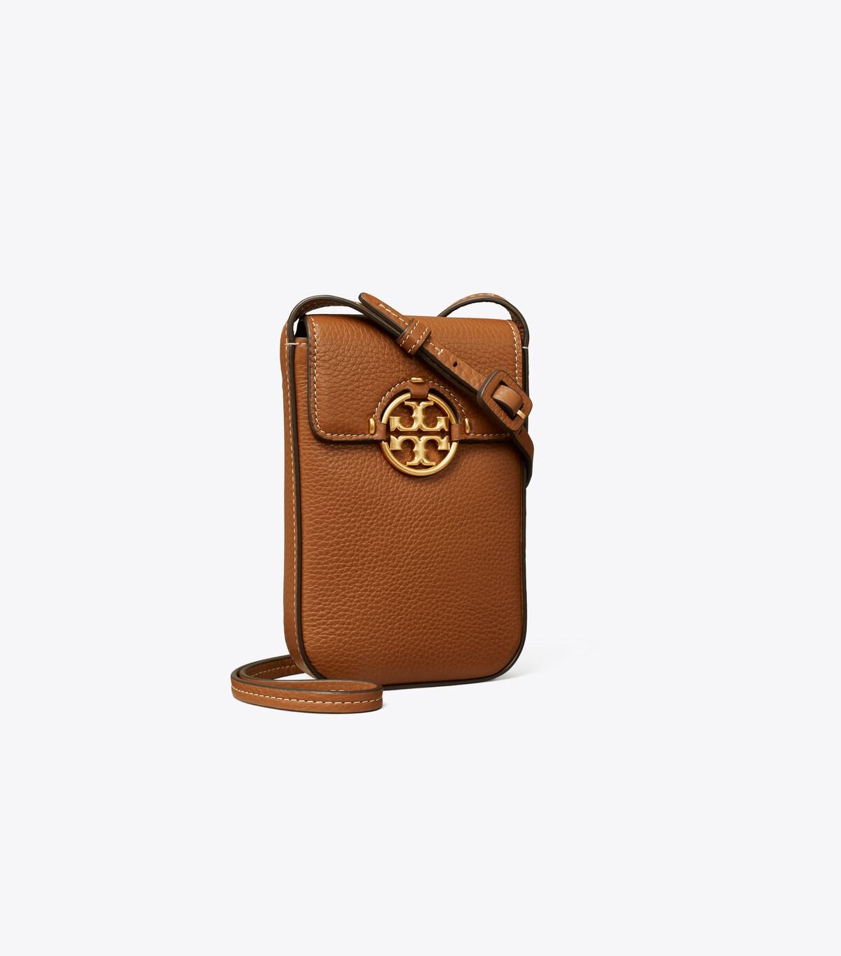 Women's Tory Burch Miller Phone Crossbody Bags Light Brown | WLEQND-738 - Tory Burch Outlet Sale