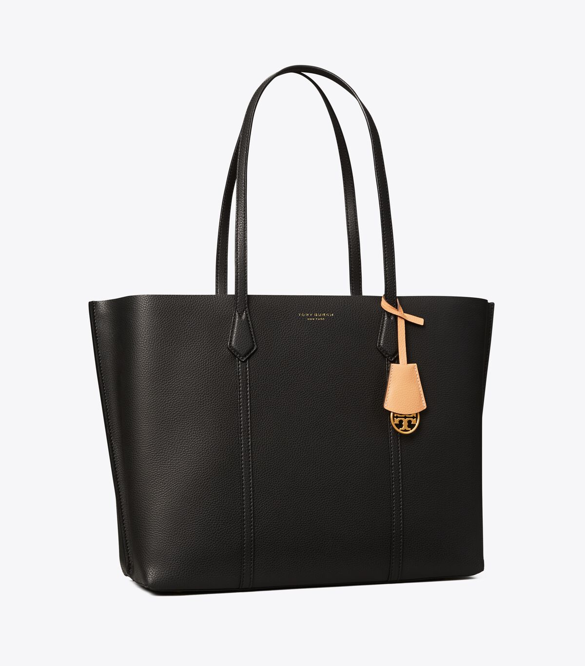 Women's Tory Burch Perry Triple-compartment Tote Bags Black | TGNJLH-347 - Tory Burch Outlet Sale