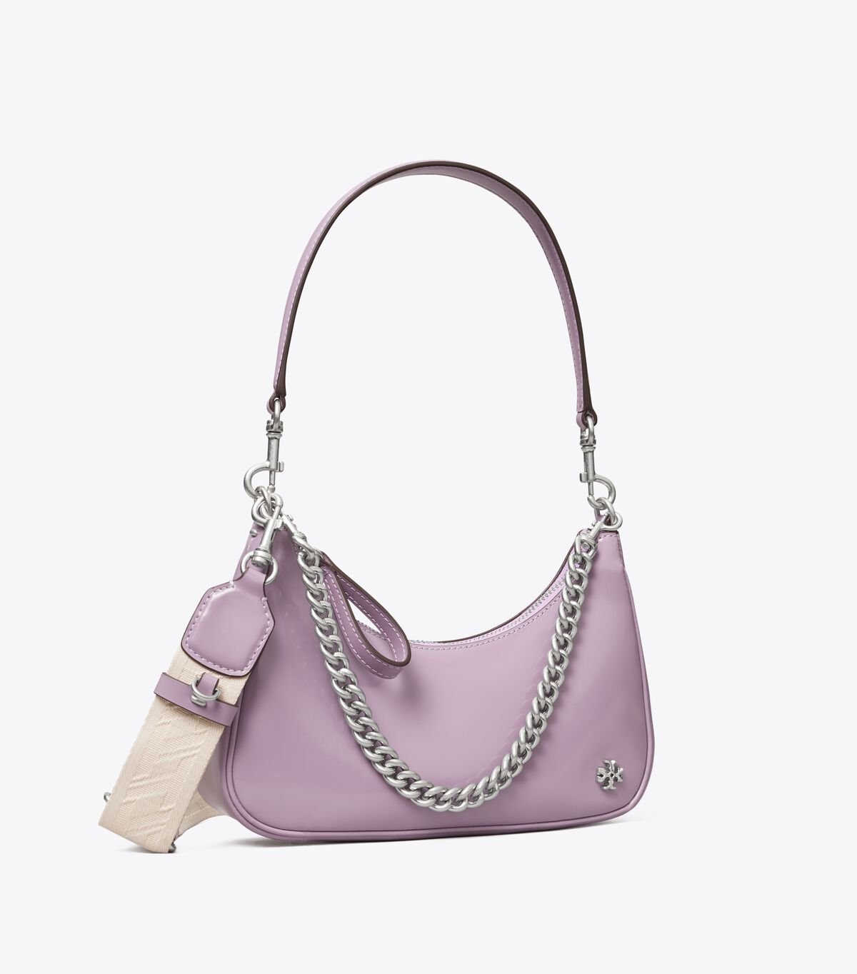 Women's Tory Burch Small 151 Mercer Spazzolato Shoulder Bags Purple | OZTJFG-421 - Tory Burch Outlet Sale