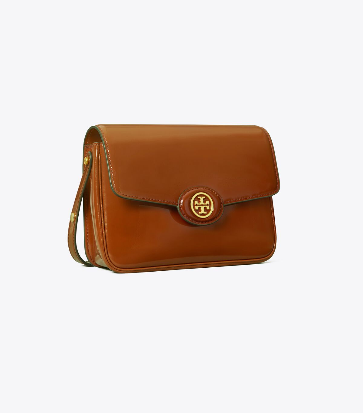 Women's Tory Burch Robinson Spazzolato Convertible Shoulder Bags Brown | KPTWBG-852 - Tory Burch Outlet Sale