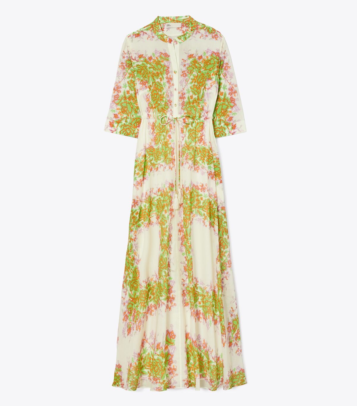 Women's Tory Burch Printed Dress White | FLAUSH-205 - Tory Burch Outlet Sale