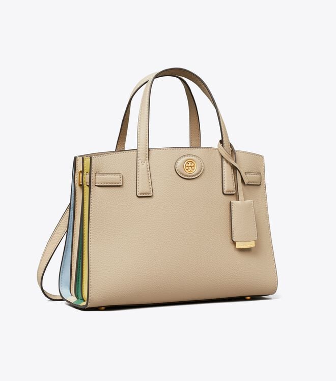 Women's Tory Burch Robinson Color-block Small Crossbody Bags Multicolor | JQDUGY-945 - Tory Burch Outlet Sale