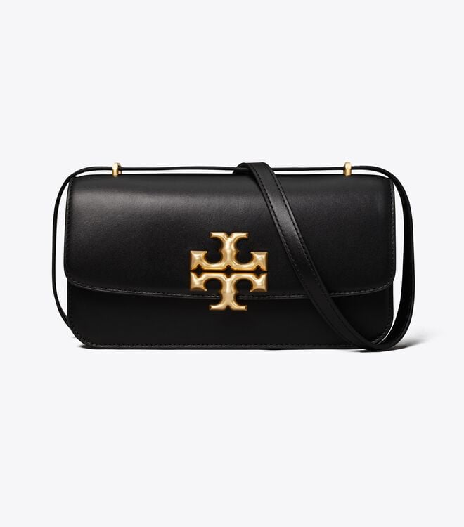 Women's Tory Burch Small Eleanor Crossbody Bags Black | RSNEIL-413 - Tory Burch Outlet Sale