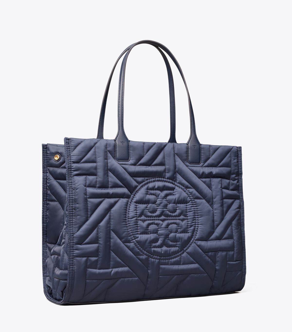 Women's Tory Burch Ella Basketweave Tote Bags Royal Navy | HTWIPQ-549 - Tory Burch Outlet Sale