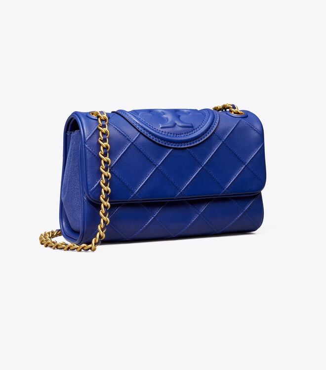 Women's Tory Burch Small Fleming Soft Convertible Shoulder Bags Navy | LKXWEM-586 - Tory Burch Outlet Sale