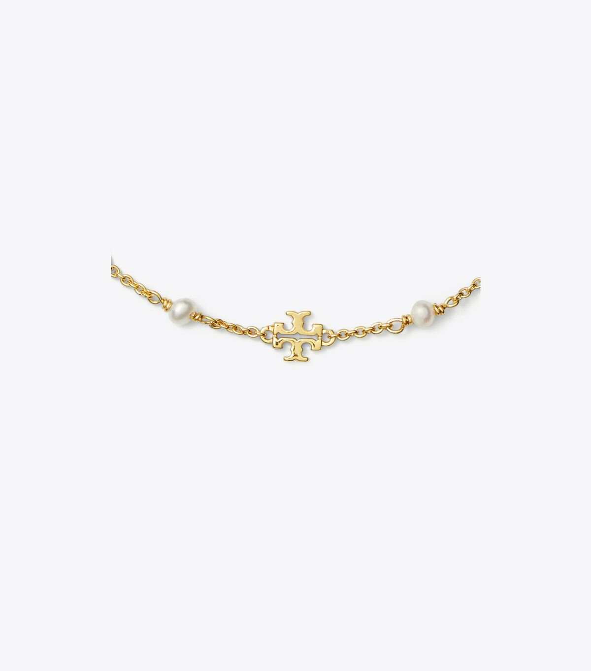 Women's Tory Burch Kira Pearl Delicate Chain Bracelet Gold | UIPSCB-983 - Tory Burch Outlet Sale