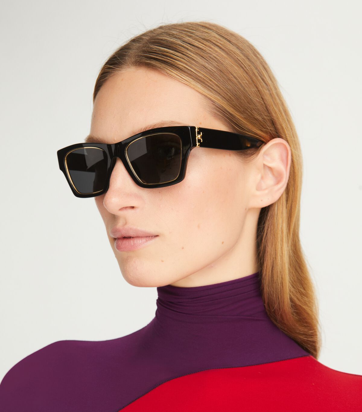 Women's Tory Burch Trace Sunglasses Burgundy / Grey | THVIUM-450 - Tory Burch Outlet Sale