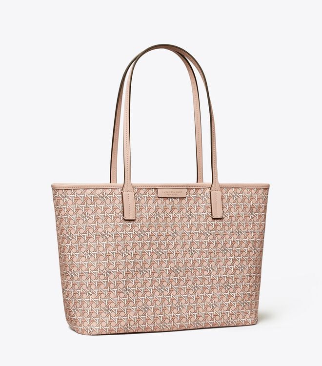 Women's Tory Burch Small Ever-ready Zip Tote Bags Coral | GHVPLU-140 - Tory Burch Outlet Sale