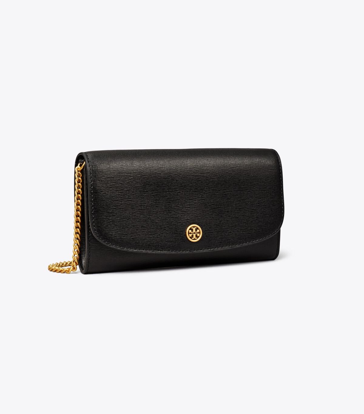 Women's Tory Burch Robinson Chain Crossbody Bags Black | DXGWKY-164 - Tory Burch Outlet Sale