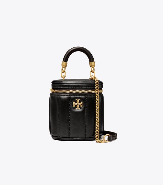 Women's Tory Burch Mini Kira Vanity Case Crossbody Bags Black | XHDGIZ-610 - Tory Burch Outlet Sale