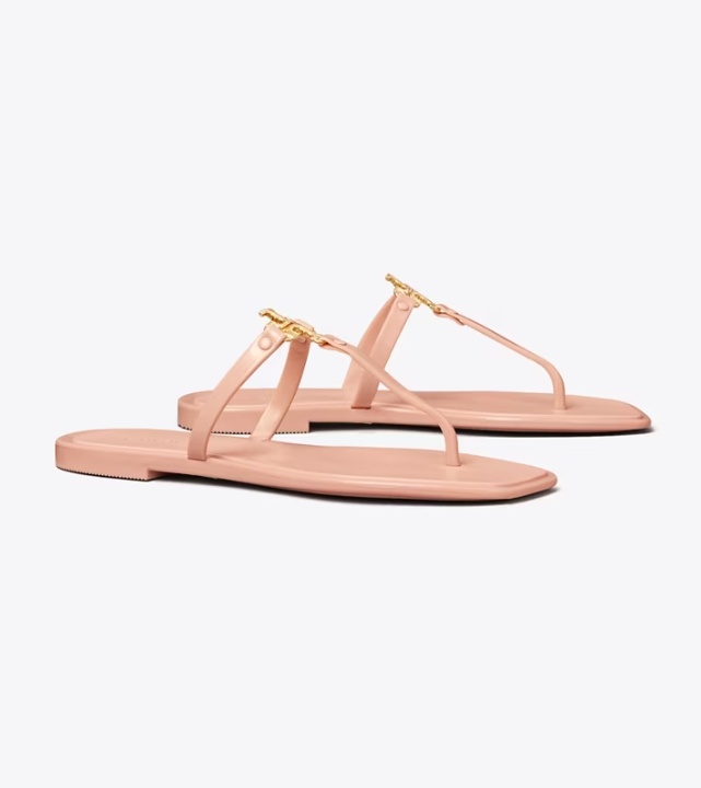 Women's Tory Burch Roxanne Jelly Sandals Pink | BODNQA-576 - Tory Burch Outlet Sale