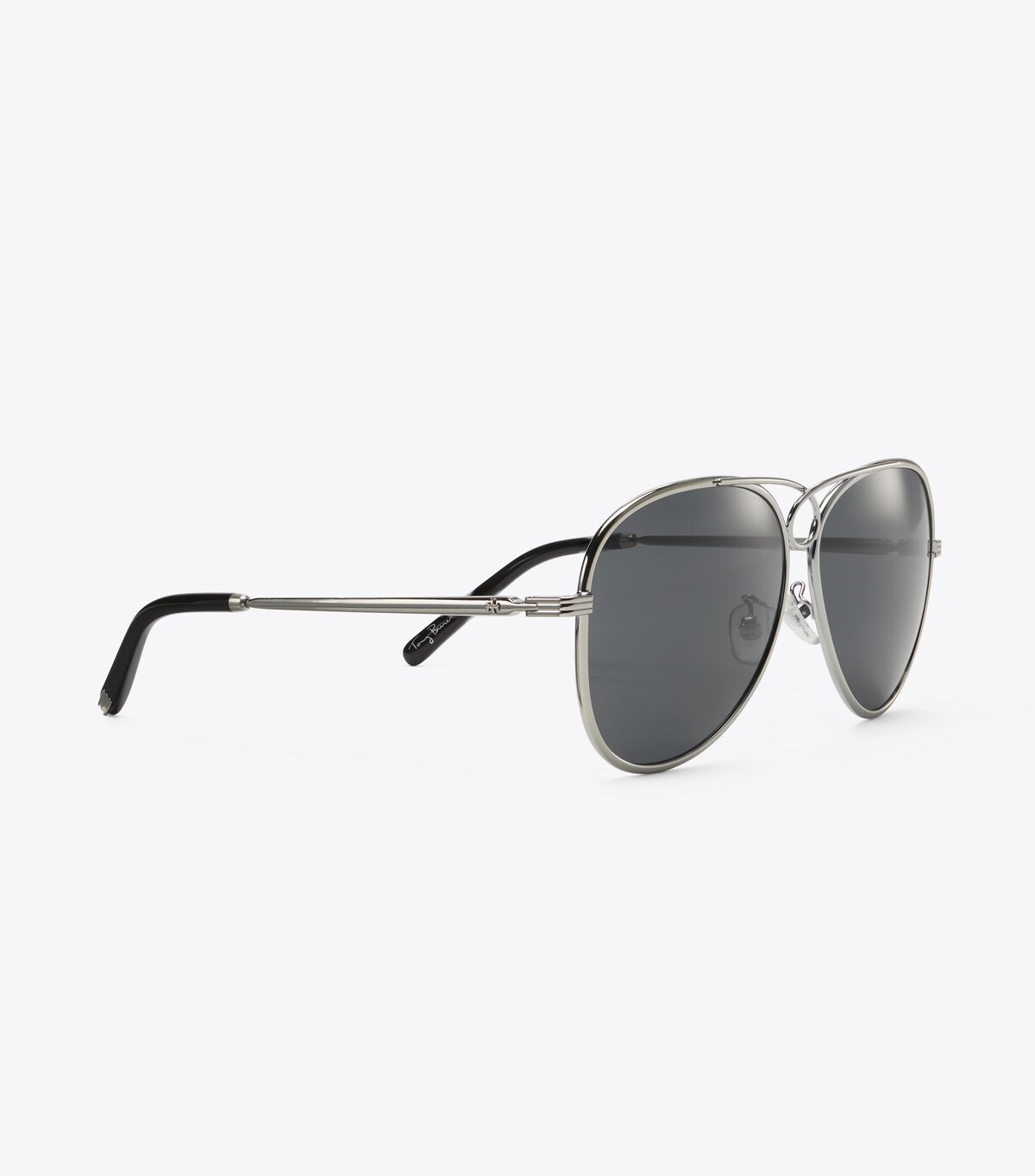 Women's Tory Burch Gloria Pilot Sunglasses Silver / Grey | KHITCF-942 - Tory Burch Outlet Sale