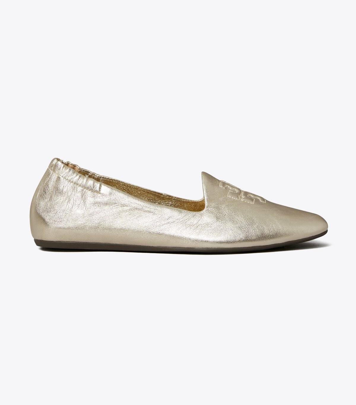 Women's Tory Burch Smoking Slides Gold | OJEZHD-037 - Tory Burch Outlet Sale