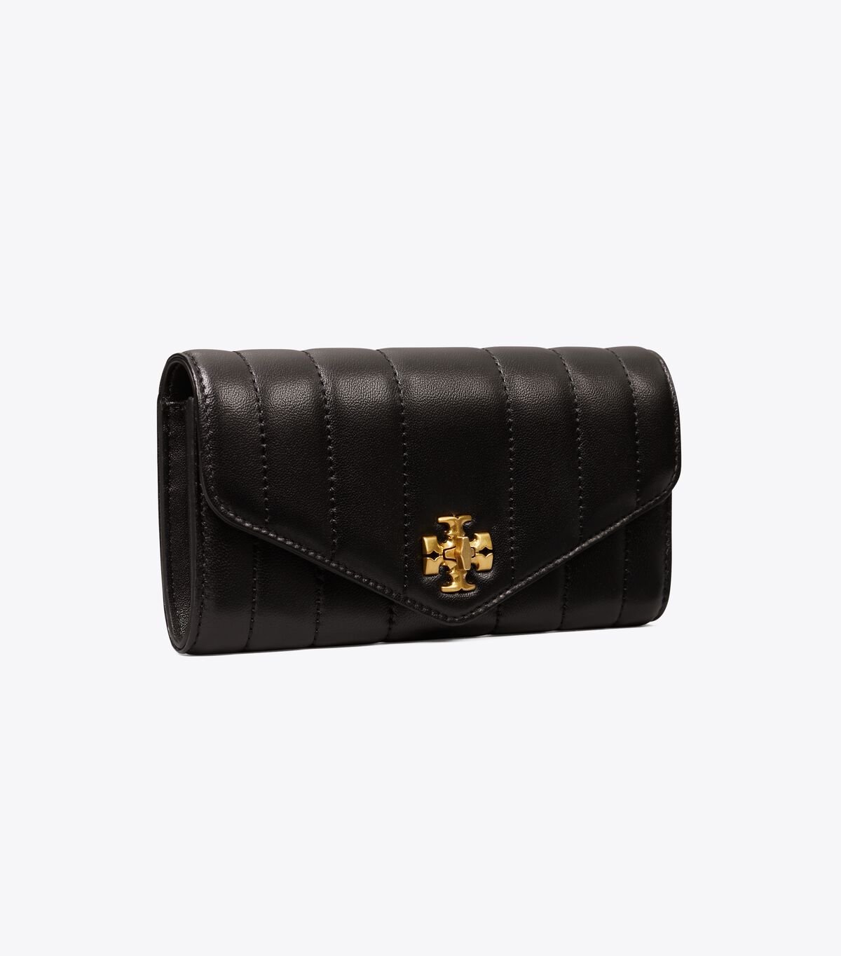 Women's Tory Burch Kira Quilted Envelope Wallets Black | YRLXWK-478 - Tory Burch Outlet Sale