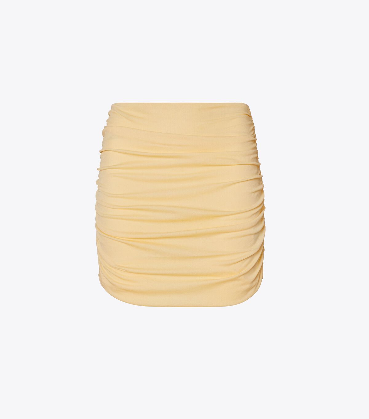Women's Tory Burch Ruched Mini Skirts Yellow | GHQXSU-360 - Tory Burch Outlet Sale