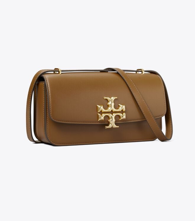 Women's Tory Burch Small Eleanor Crossbody Bags Brown | YMTDQK-274 - Tory Burch Outlet Sale