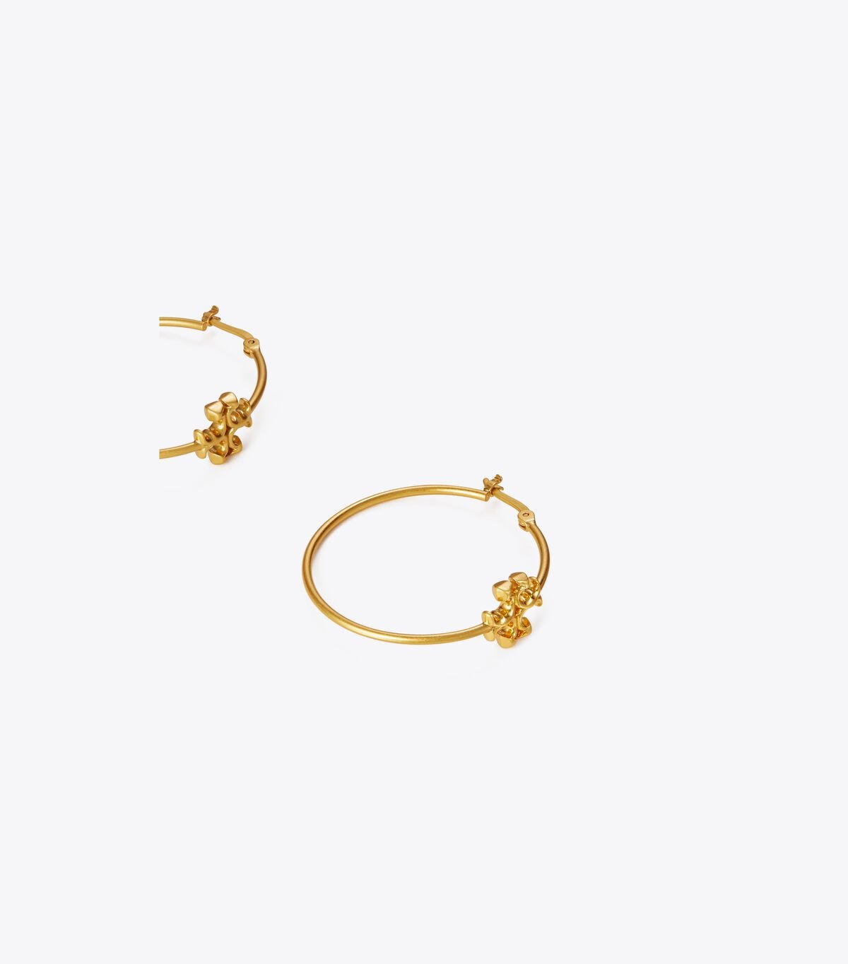 Women's Tory Burch Eleanor Hoop Earrings Gold | YFJUCH-213 - Tory Burch Outlet Sale
