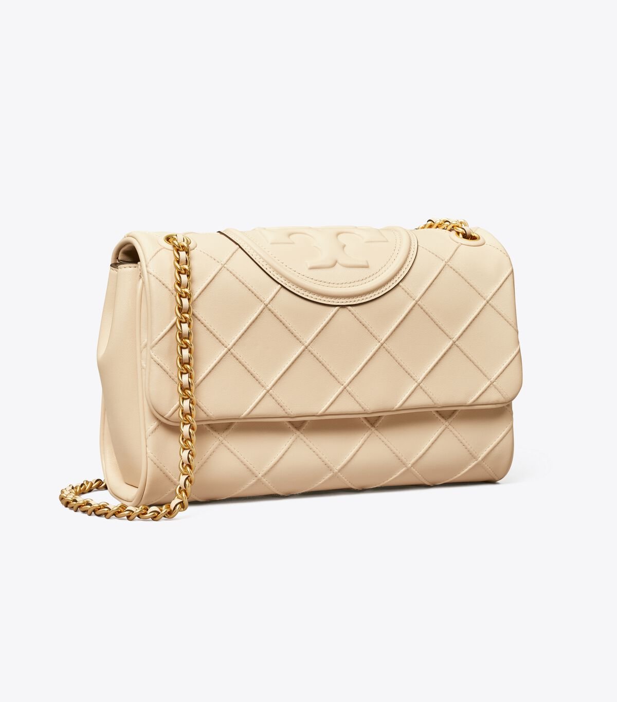 Women's Tory Burch Fleming Soft Convertible Shoulder Bags Cream | HKZXYJ-814 - Tory Burch Outlet Sale