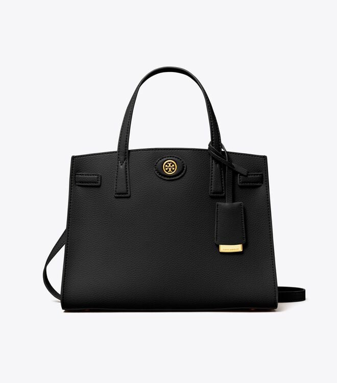 Women's Tory Burch Small Robinson Crossbody Bags Black | NYBWVI-185 - Tory Burch Outlet Sale