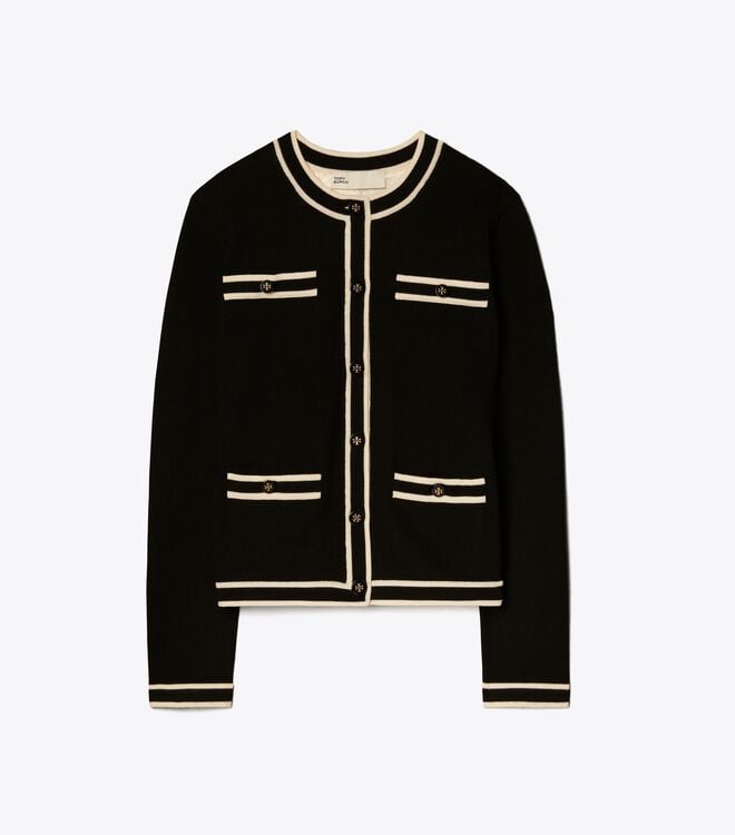 Women's Tory Burch Kendra Shirts Black | XACSIJ-108 - Tory Burch Outlet Sale