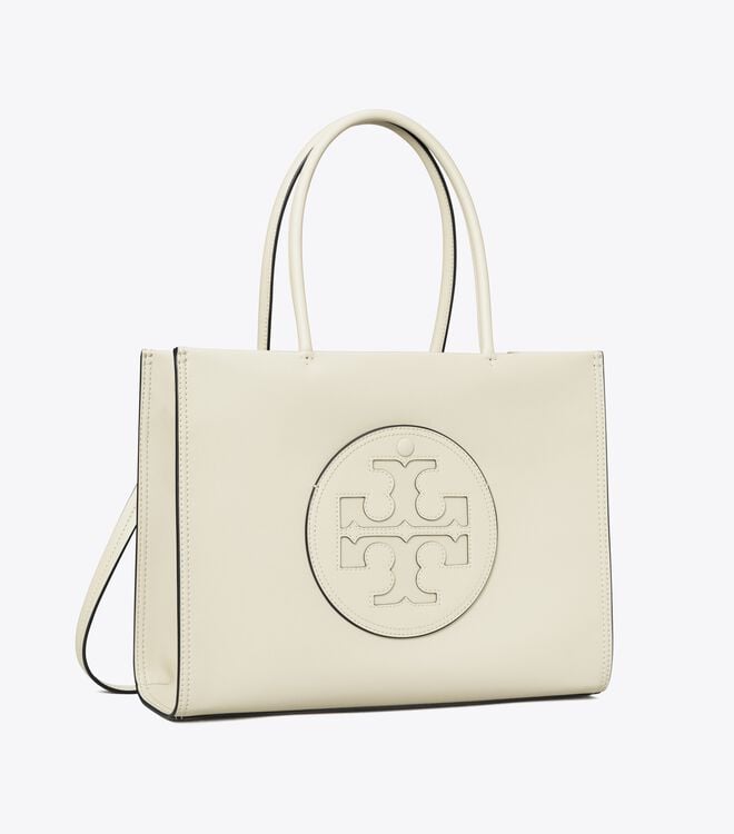 Women's Tory Burch Small Ella Bio Tote Bags White | TOKGIR-173 - Tory Burch Outlet Sale