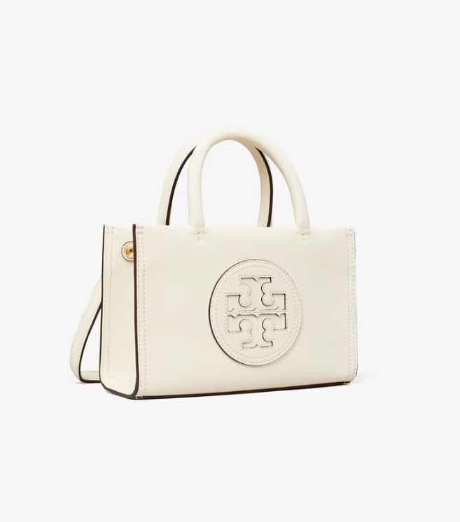 Women's Tory Burch Mini Ella Bio Handbag White | WBKLEH-714 - Tory Burch Outlet Sale