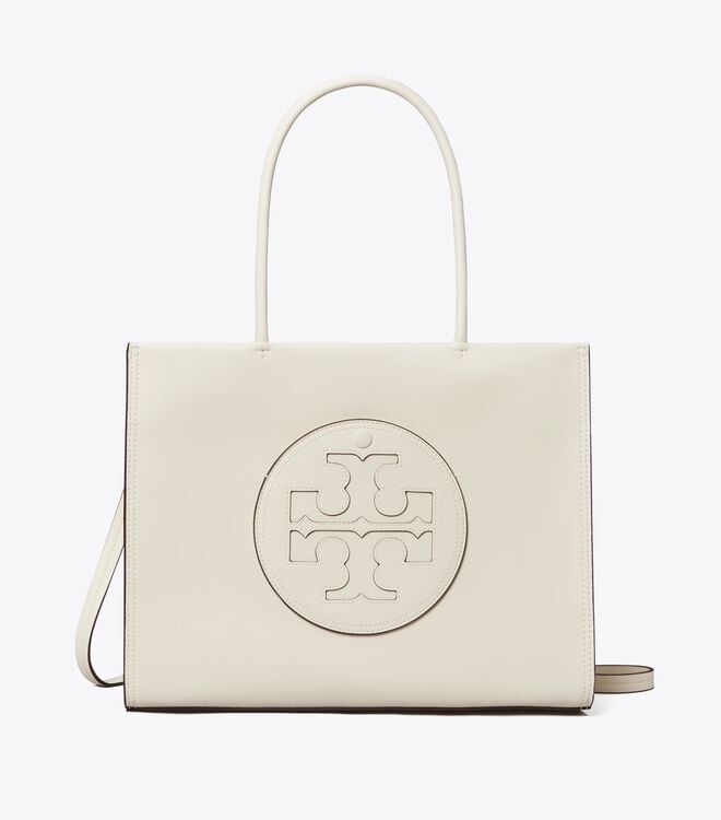 Women's Tory Burch Small Ella Bio Tote Bags White | TOKGIR-173 - Tory Burch Outlet Sale