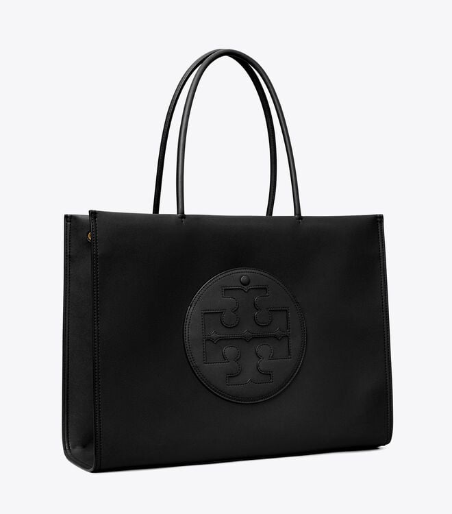 Women's Tory Burch Ella Bio Tote Bags Black | RTJEMZ-432 - Tory Burch Outlet Sale