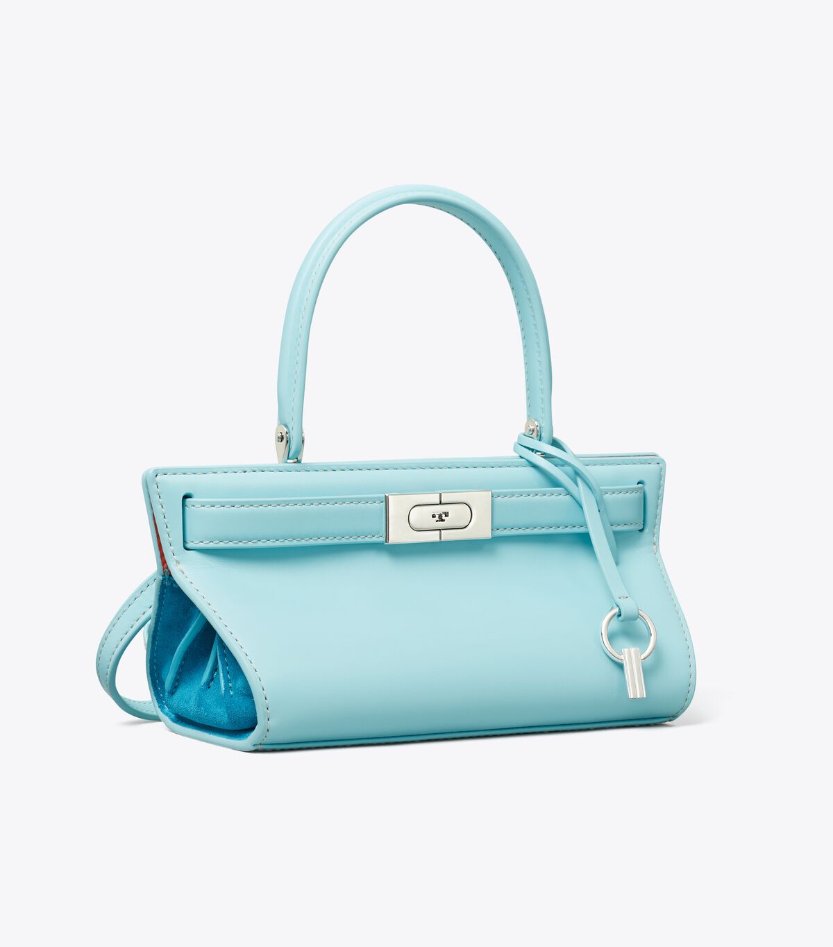 Women's Tory Burch Petite Lee Radziwill Crossbody Bags Light Blue | VUPWAQ-780 - Tory Burch Outlet Sale