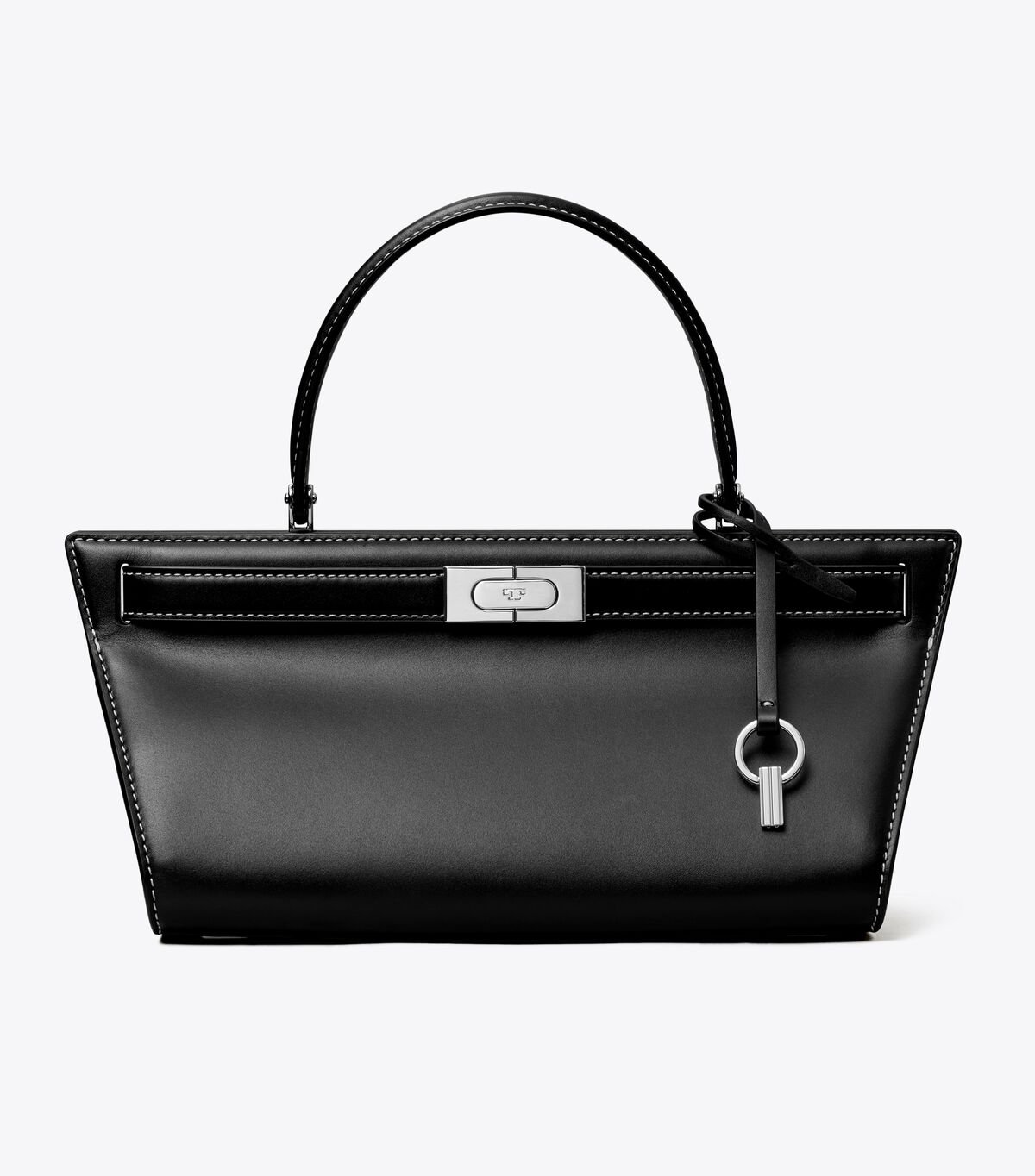 Women's Tory Burch Lee Radziwill Satchel Bags Black | JNDEBQ-735 - Tory Burch Outlet Sale