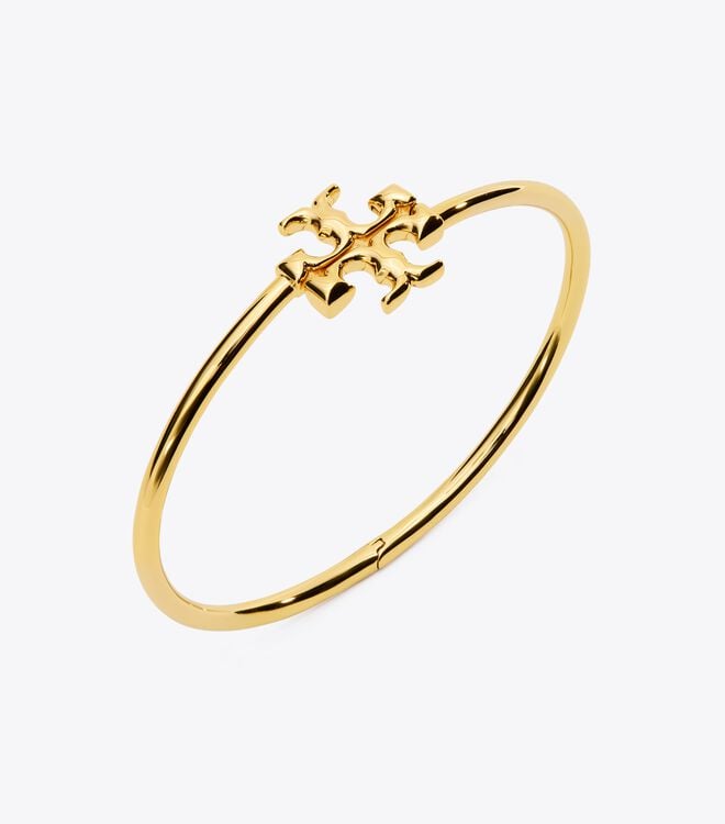 Women's Tory Burch Eleanor Hinged Cuff Bracelet Yellow | KQCPVX-214 - Tory Burch Outlet Sale