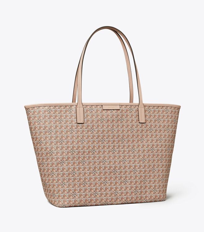 Women's Tory Burch Ever-ready Zip Tote Bags Coral | FZVBCO-298 - Tory Burch Outlet Sale