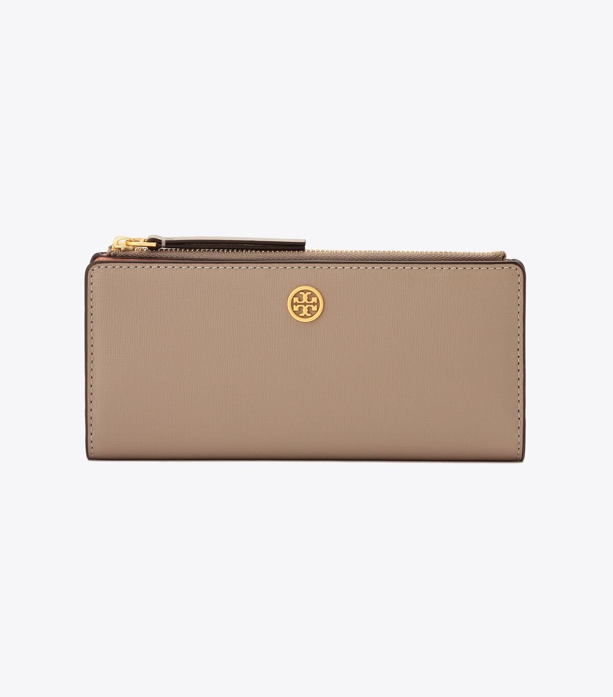 Women's Tory Burch Robinson Zip Slim Wallets Grey | LXVKFQ-801 - Tory Burch Outlet Sale