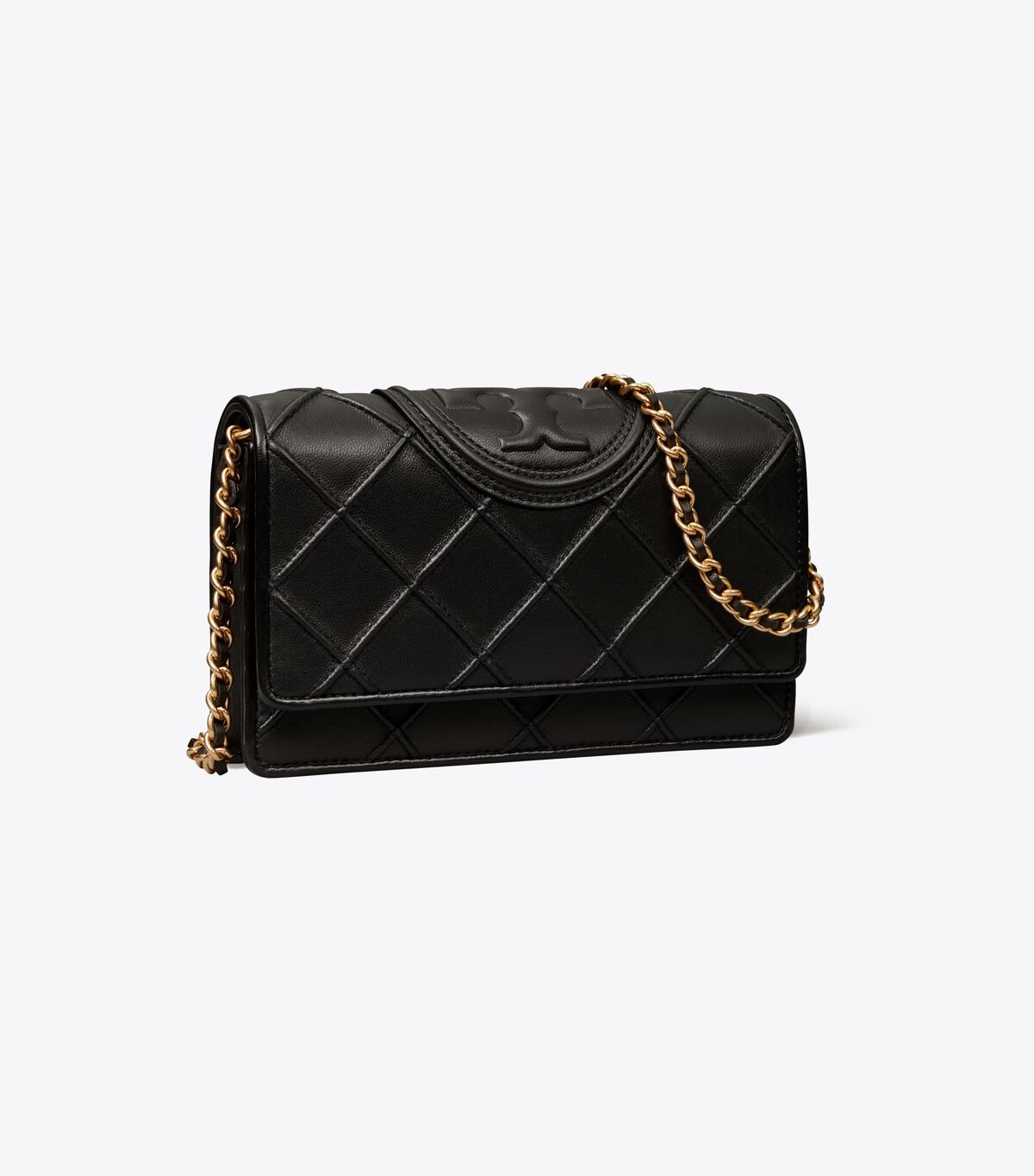 Women's Tory Burch Fleming Soft Chain Crossbody Bags Black | GOZVTD-291 - Tory Burch Outlet Sale