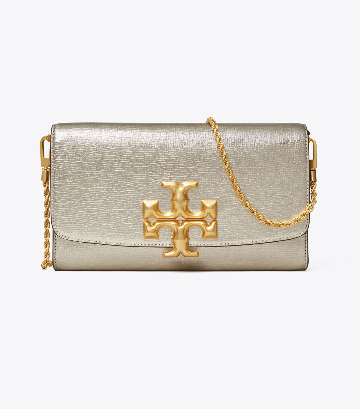 Women's Tory Burch Eleanor Clutch Crossbody Bags Gold | ZNJLFO-179 - Tory Burch Outlet Sale