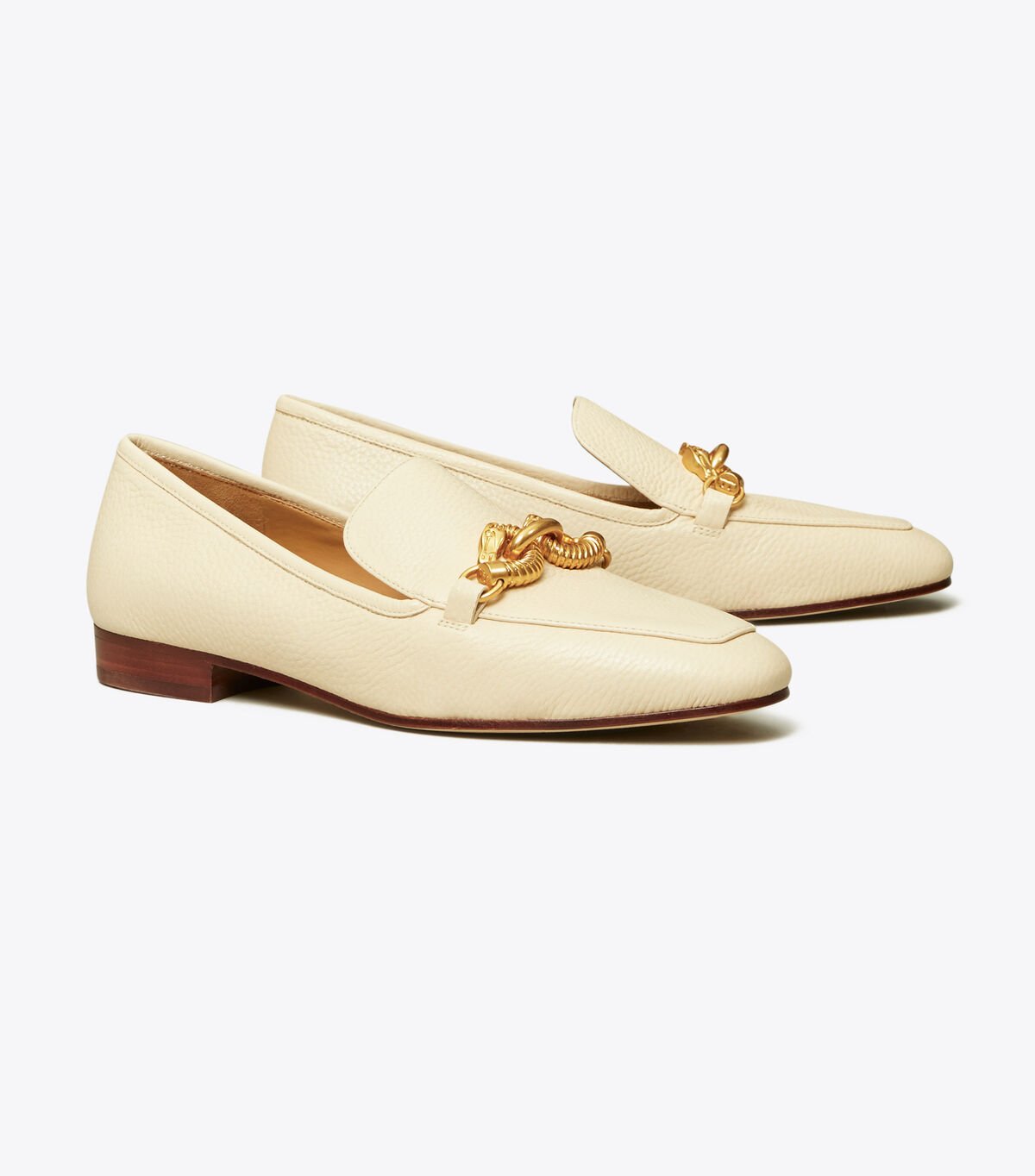 Women's Tory Burch Jessa Loafers Cream | HDKZCM-974 - Tory Burch Outlet Sale