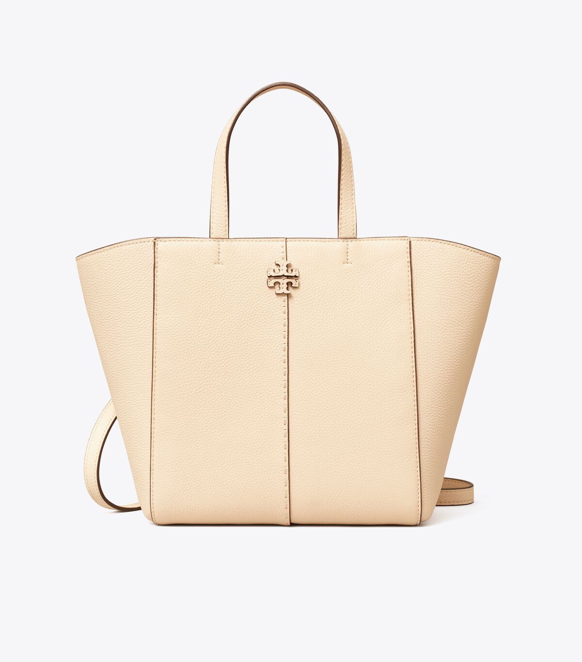 Women's Tory Burch Mcgraw Carryall Satchel Bags Cream | DRNBZJ-876 - Tory Burch Outlet Sale
