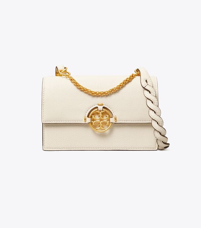 Women's Tory Burch Miller Mini Bags White | YRDNFX-239 - Tory Burch Outlet Sale
