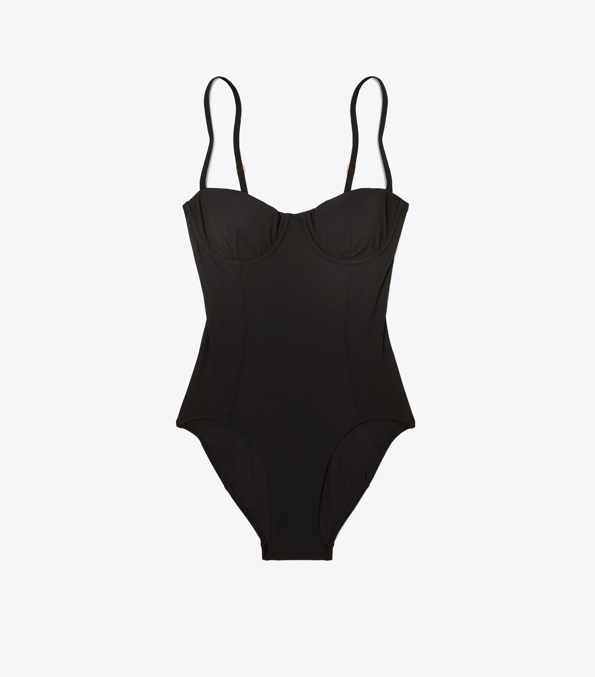 Women's Tory Burch Underwire One-piece Swimsuits Black | HYBUCW-096 - Tory Burch Outlet Sale
