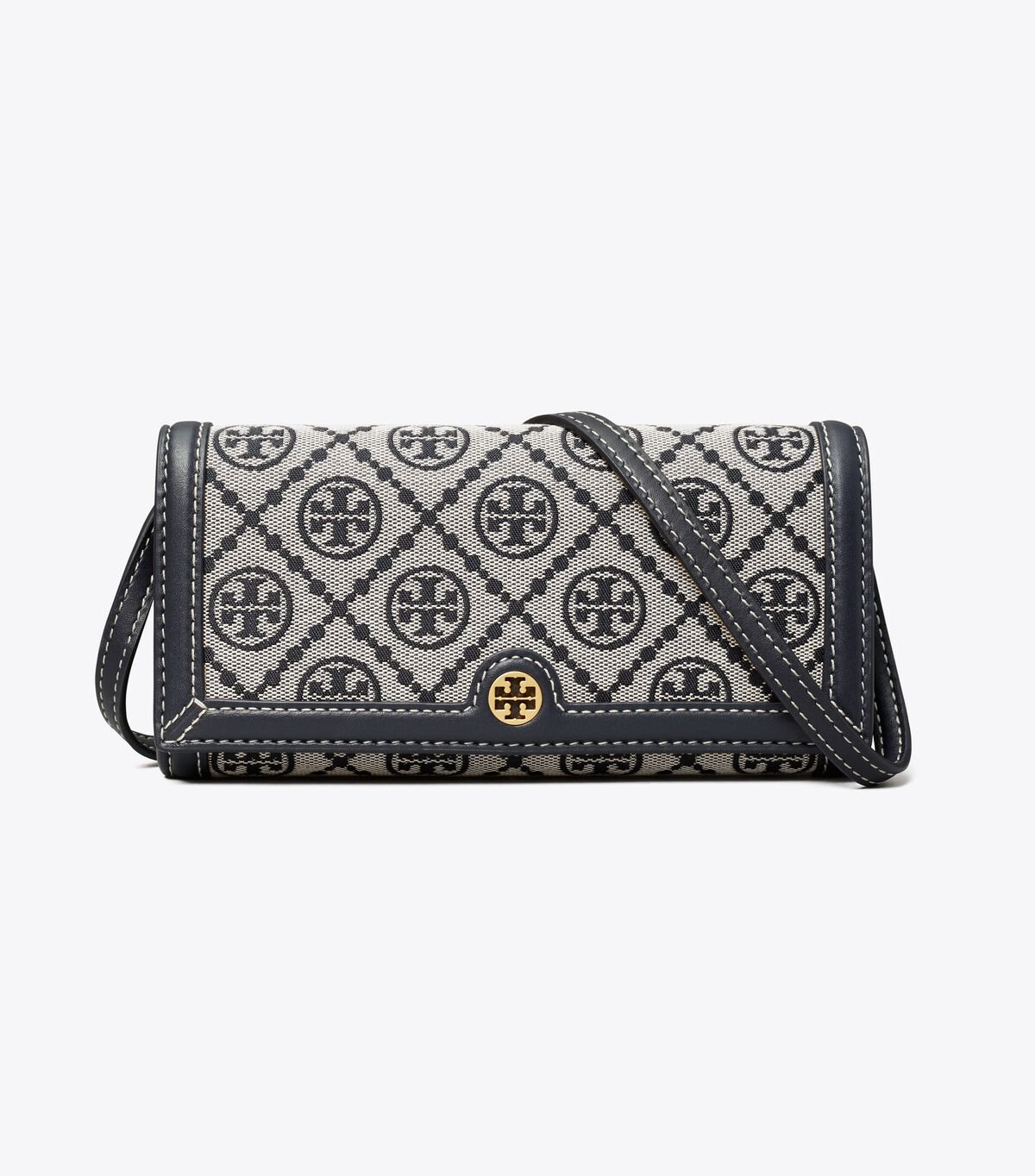 Women's Tory Burch T Monogram Crossbody Bags Navy | IQGXAF-873 - Tory Burch Outlet Sale