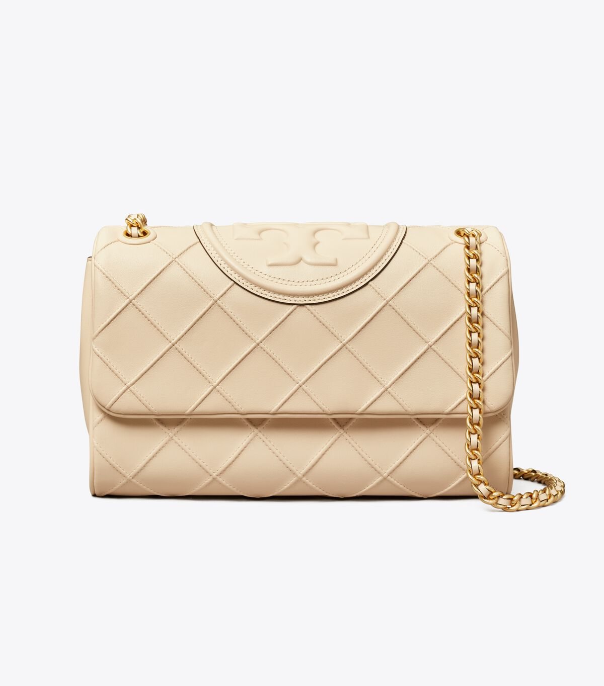 Women's Tory Burch Fleming Soft Convertible Shoulder Bags Cream | HKZXYJ-814 - Tory Burch Outlet Sale