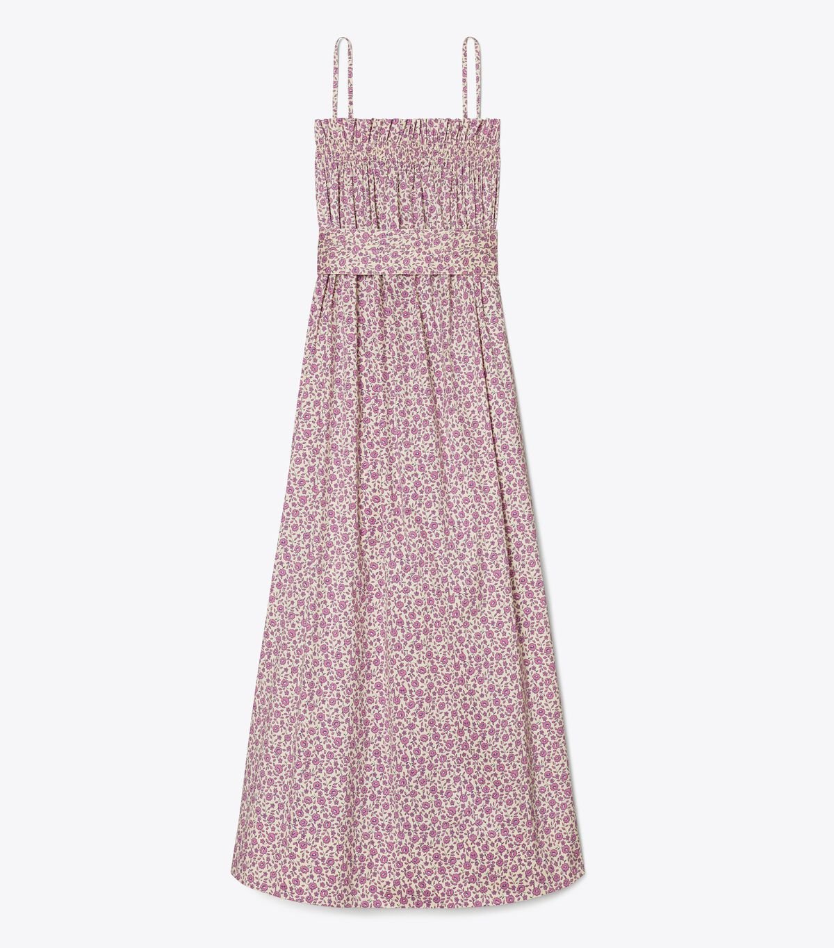 Women's Tory Burch Ruffle Top Dress Pink | FJHIDC-497 - Tory Burch Outlet Sale