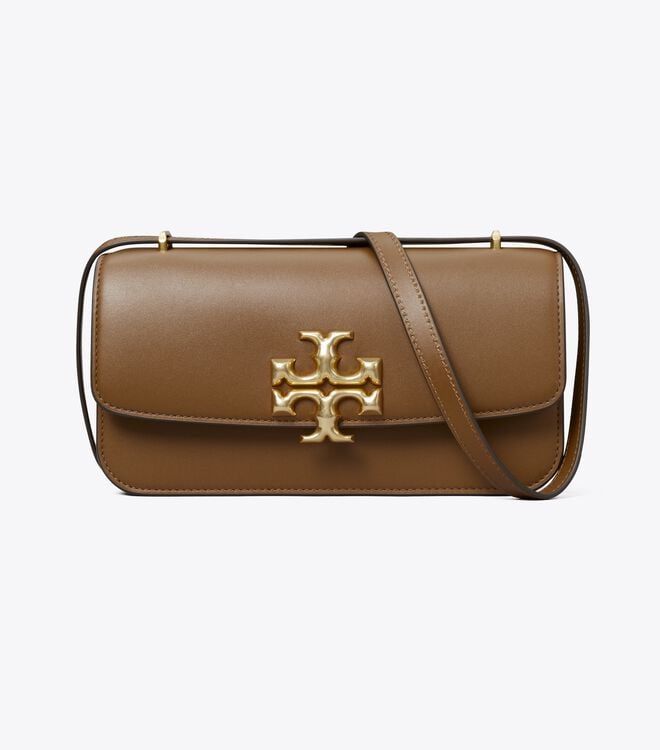 Women's Tory Burch Small Eleanor Crossbody Bags Brown | YMTDQK-274 - Tory Burch Outlet Sale